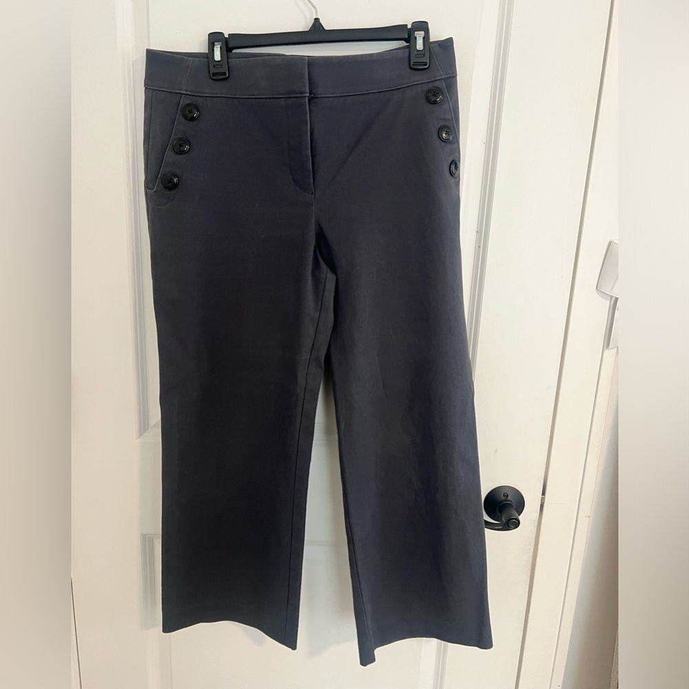 Ann Taylor Loft Cropped wide leg slacks